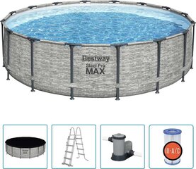 BESTWAY Stone 10in1 488x122 cm cena un informācija | Baseini | 220.lv