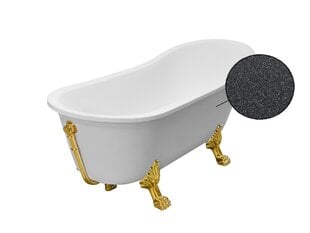 Ванна Besco Olaya Glam 160, графит+золото цена и информация | Для ванны | 220.lv