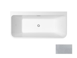 Ванна Besco Varya Glam 170 Silver, с хромированным сифоном цена и информация | Для ванны | 220.lv