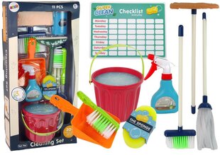 Tīrīšanas komplekts Cleaning Set, 11 d. cena un informācija | Rotaļlietas meitenēm | 220.lv