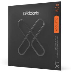 Stīgas akustiskajai ģitārai D'Addario XTABR1047 цена и информация | Принадлежности для музыкальных инструментов | 220.lv