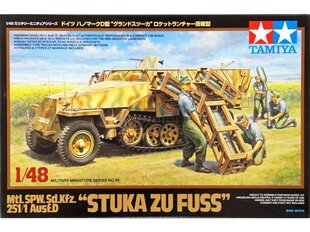 Tamiya - Mtl.SPW. Sd.Kfz.251/1 Ausf.D "Stuka zu Fuss", 1/48, 32566 cena un informācija | Konstruktori | 220.lv