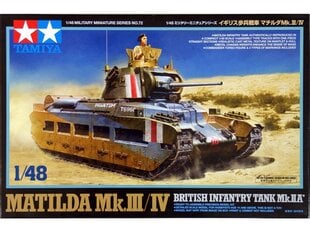 Сборная модель Tamiya - Matilda Mk.III/IV, 1/48, 32572 цена и информация | Конструкторы и кубики | 220.lv