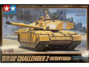 Tamiya - British Main Battle Tank Challenger 2 (Desertised), 1/48, 32601 цена и информация | Конструкторы и кубики | 220.lv