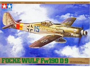 Tamiya - Focke-Wulf Fw190 D-9, 1/48, 61041 cena un informācija | Konstruktori | 220.lv