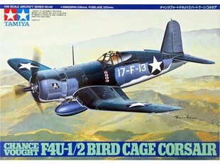  Сборная модель Tamiya - Chance Vought F4U-1/2 Bird Cage Corsair, 1/48, 61046 цена и информация | Конструкторы и кубики | 220.lv