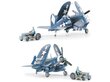 Tamiya - Vought F4U-1D Corsair w/"Moto-Tug", 1/48, 61085 cena un informācija | Konstruktori | 220.lv