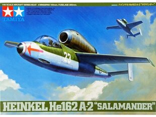 Tamiya - Heinkel He162 A-2 "Salamander", 1/48, 61097 цена и информация | Конструкторы и кубики | 220.lv