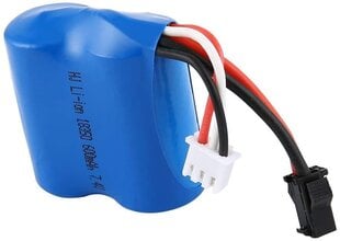 1 шт. литий-ионный аккумулятор для RC лодки 7.4V 600mAh для RC лодки Skytech H100 H102 H106 Syma Q2 Q3 цена и информация | Smart устройства и аксессуары | 220.lv