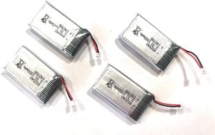 4 gabali 3,7 V litija uzlādējams akumulators, 802540 3,7 V 1000 mAh akumulators ar aizsargkarti ESP32 attīstības padomei WiFi komplekts Arduino Nodemcu cena un informācija | Smart ierīces un piederumi | 220.lv