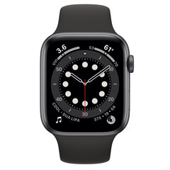 Apple Watch Series 6 44mm Space Gray Aluminum (Atjaunots, stāvoklis kā jauns) cena un informācija | Viedpulksteņi (smartwatch) | 220.lv