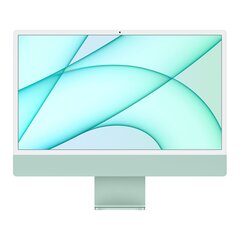 iMac 2021 Retina 4.5K 24" - M1 8C GPU / 16GB / 256 SSD Green (atjaunots, stāvoklis A) cena un informācija | Portatīvie datori | 220.lv