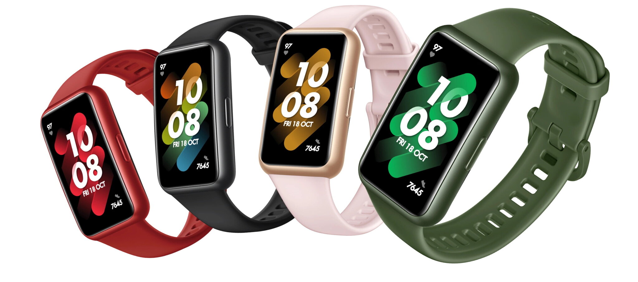 Huawei Band 7, green - Smartwatch cena un informācija | Fitnesa aproces | 220.lv