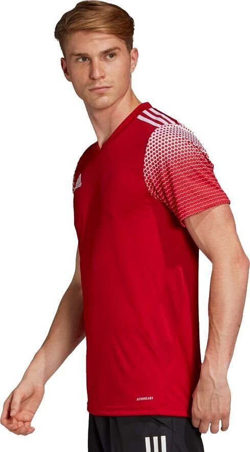 T-krekls vīriešiem Adidas sarkans цена и информация | Futbola formas un citas preces | 220.lv