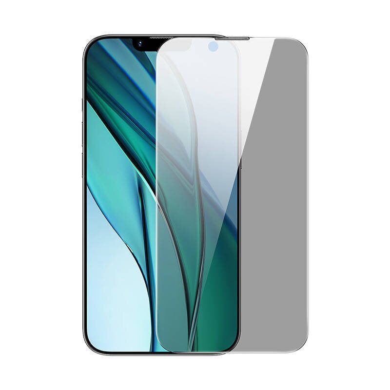 Baseus Tempered glass with privatizing filter 0.4mm for iPhone 14 Plus|13 Pro Max cena un informācija | Ekrāna aizsargstikli | 220.lv