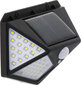 Saules lampa 100 LED kustības un krēslas sensors cena un informācija | Āra apgaismojums | 220.lv