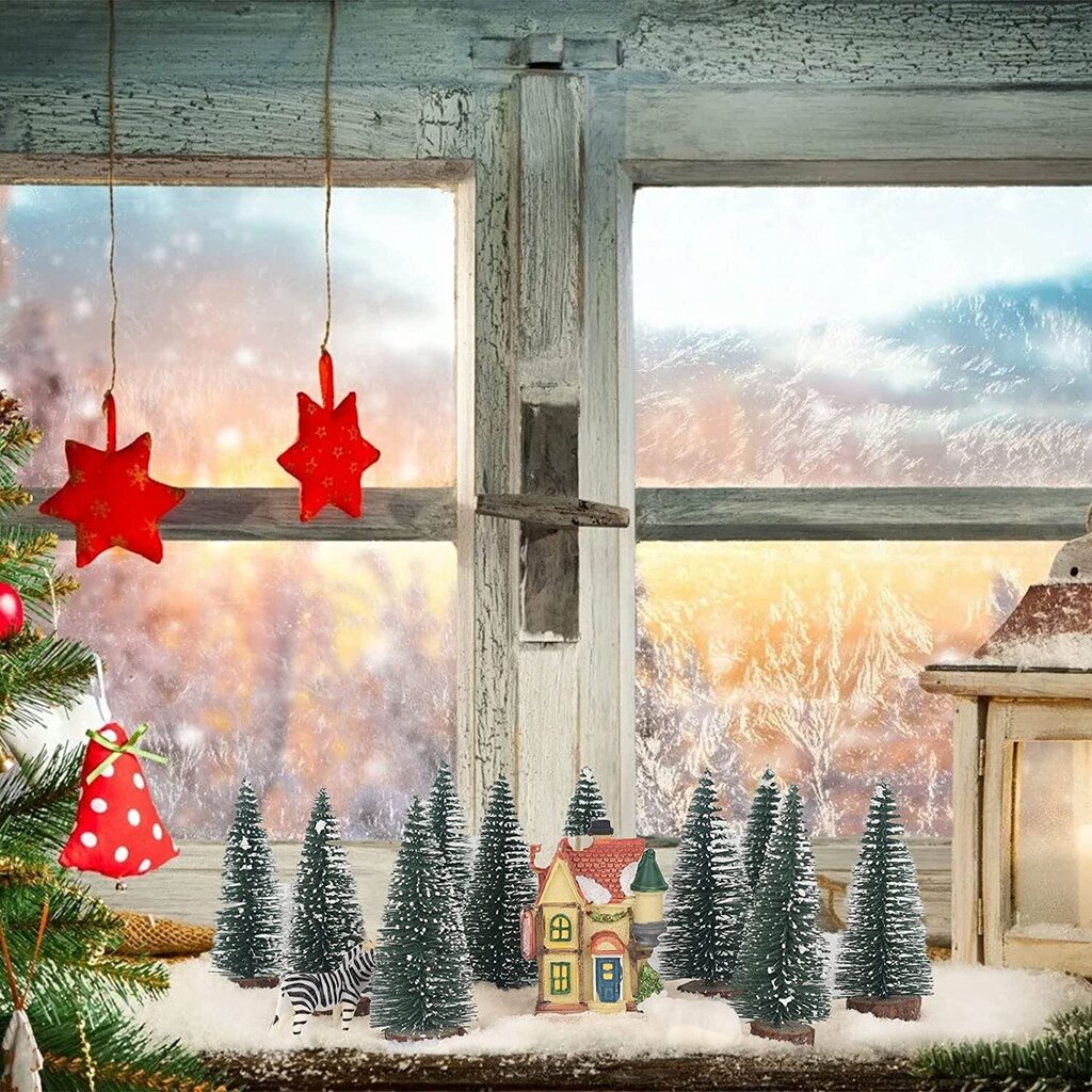 Ziemassvētku eglīte ar LED apgaismojumu, augstums 30 cm цена и информация | Ziemassvētku dekorācijas | 220.lv
