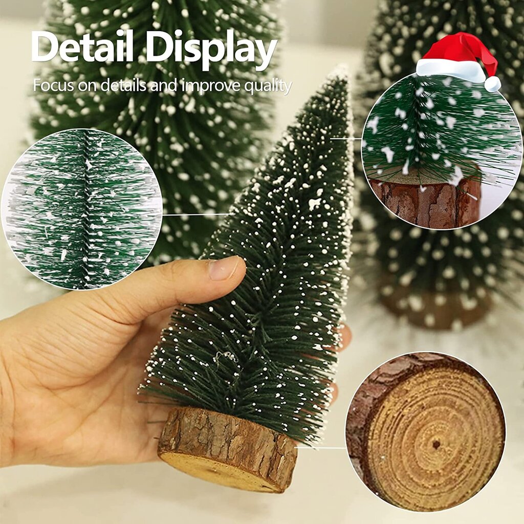 Ziemassvētku eglīte ar LED apgaismojumu, augstums 30 cm цена и информация | Ziemassvētku dekorācijas | 220.lv