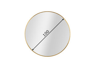 Зеркало Elegant, золотистое цена и информация | Зеркальца | 220.lv
