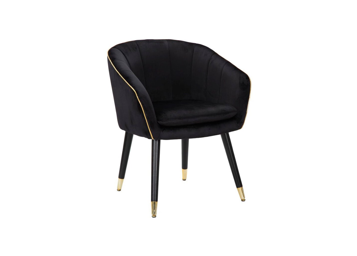 Krēsls A2A Glam, melns/zeltains cena un informācija | Atpūtas krēsli | 220.lv