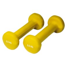 Neoprēna fitnesa hanteles Yate 2 gab. x 0,5 kg цена и информация | Гантели, гири, штанги | 220.lv