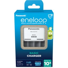 Panasonic eneloop Basic battery charger 2 or 4 AA цена и информация | Зарядные устройства для элементов питания | 220.lv