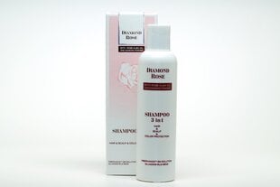 Шампунь 3 в 1 - защита волос, кожи и цвета diamond rose 200 мл., BDR200 цена и информация | Шампуни | 220.lv