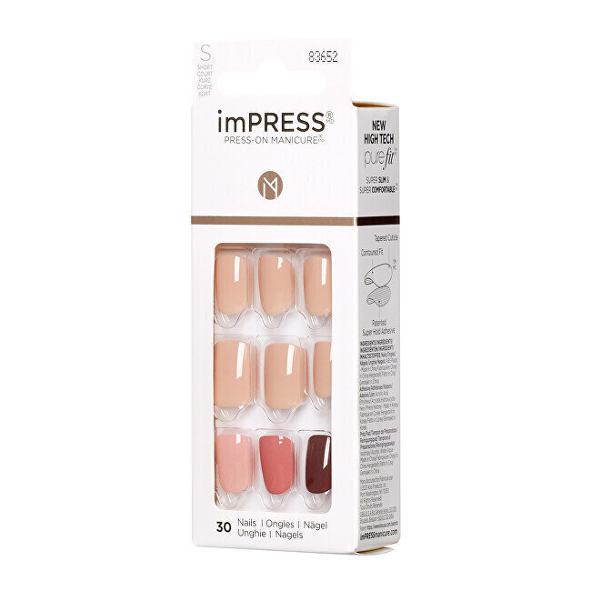 Mākslīgie nagi imPress Nails Before Sunset, 30 gab cena un informācija | Nagu kopšanas piederumi | 220.lv