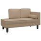 Atpūtas dīvāns ar spilveniem, kapučīno krāsā cena un informācija | Dīvāni | 220.lv