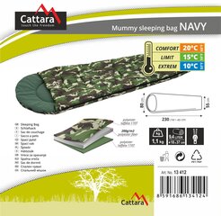 Спальный мешок Cattara Navy +10 °C цена и информация | Спальные мешки | 220.lv