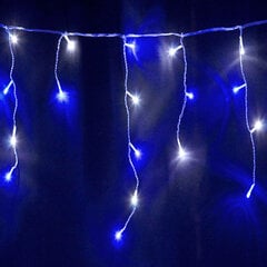 Ziemassvētku virtene - lāstekas 500 LED, 23m zila cena un informācija | Ziemassvētku lampiņas, LED virtenes | 220.lv