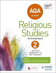 AQA A-level Religious Studies Year 2 cena un informācija | Garīgā literatūra | 220.lv