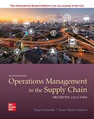 ISE OPERATIONS MANAGEMENT IN THE SUPPLY CHAIN: DECISIONS & CASES 8th edition cena un informācija | Ekonomikas grāmatas | 220.lv