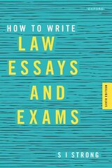 How to Write Law Essays & Exams 6th Revised edition cena un informācija | Ekonomikas grāmatas | 220.lv