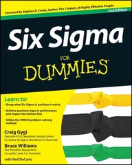 Six Sigma For Dummies 2e 2nd Edition cena un informācija | Ekonomikas grāmatas | 220.lv