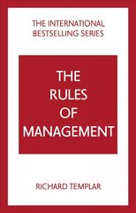 Rules of Management 5th edition cena un informācija | Ekonomikas grāmatas | 220.lv