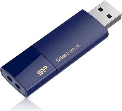 Zibatmiņas disks SILICON POWER 128 GB, USB 3.0, BLAZE SERIES B05, DEEP BLUE cena un informācija | USB Atmiņas kartes | 220.lv