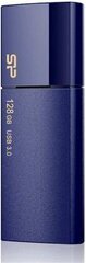 Флэш-накопитель SILICON POWER 128 Гб, USB 3.0, BLAZE SERIES B05, DEEP BLUE цена и информация | USB накопители | 220.lv