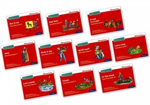 Read Write Inc. Phonics: Red Ditty books (Mixed Pack of 10) cena un informācija | Grāmatas pusaudžiem un jauniešiem | 220.lv