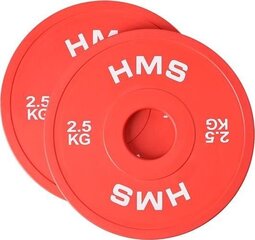 Olimpiskais svars HMS CBRS25, 2 x 2.5 kg cena un informācija | Svari, hanteles, stieņi | 220.lv