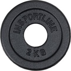 Čuguna diska svars inSPORTline Castblack OL, 2 kg цена и информация | Гантели, гири, штанги | 220.lv