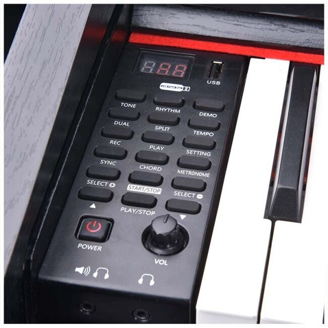 Digitālās klavieres BLANTH BL-8808 BK цена и информация | Taustiņinstrumenti | 220.lv