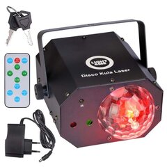 LIGHT4ME DISCO BALL LASER daudzefektu LED gaisma цена и информация | Праздничные декорации | 220.lv