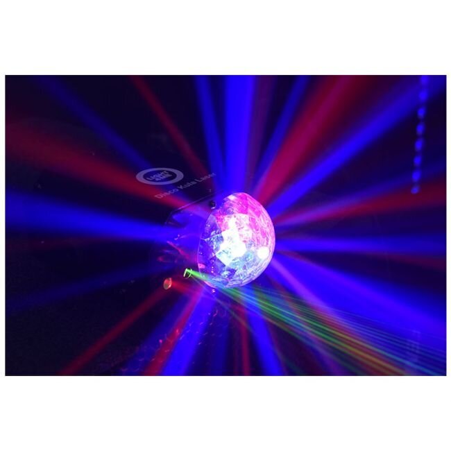 LIGHT4ME DISCO BALL LASER daudzefektu LED gaisma cena un informācija | Svētku dekorācijas | 220.lv