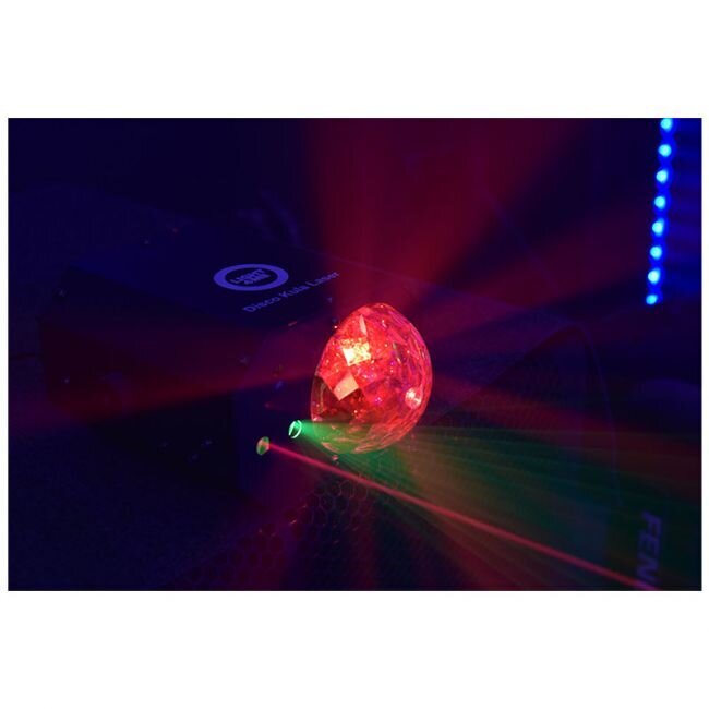 LIGHT4ME DISCO BALL LASER daudzefektu LED gaisma cena un informācija | Svētku dekorācijas | 220.lv