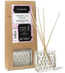 Mājas aromāts ar kociņiem ACappella Magnolia Garden 100 ml. cena un informācija | Mājas aromāti | 220.lv