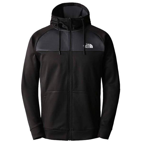 M reaxion fleece fz hd the north face vīriešiem black nf0a7z9okt0 NF0A7Z9OKT0 cena un informācija | Vīriešu jakas | 220.lv