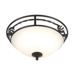 Griestu lampa Elstead Lighting Pembroke PB-F-A-BLK-GOLD cena un informācija | Griestu lampas | 220.lv