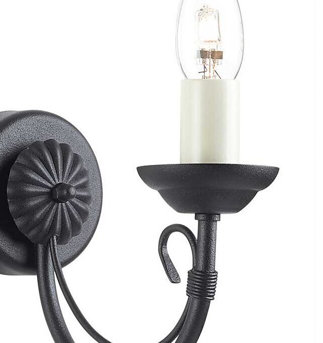 Sienas lampa Elstead Lighting Chartwell CH1-BLACK cena un informācija | Sienas lampas | 220.lv