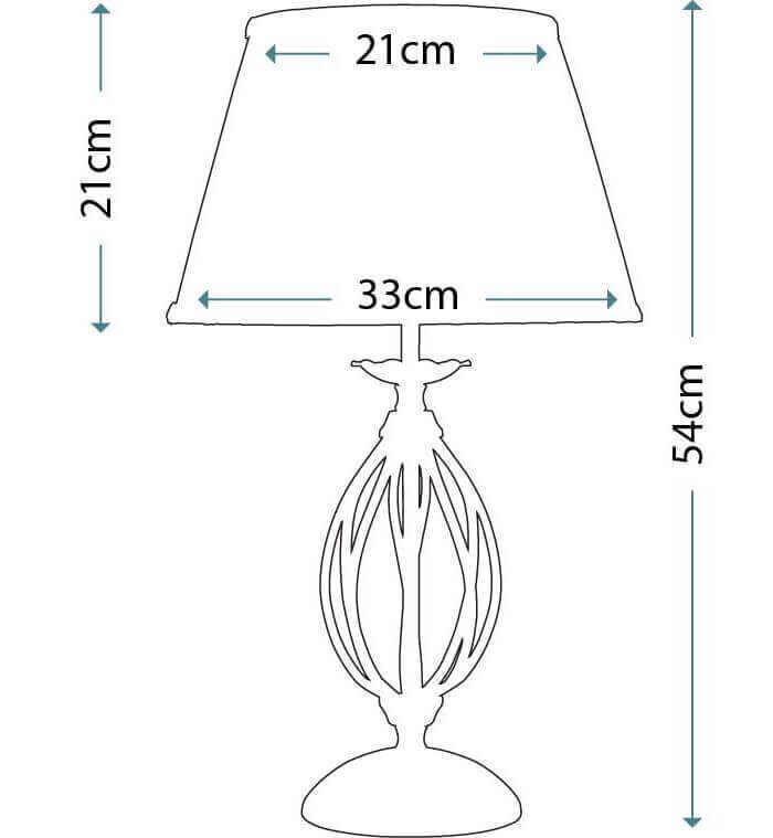 Galda lampa Elstead Lighting Artisan ART-TL-AGD-BRASS cena un informācija | Galda lampas | 220.lv